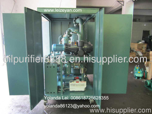 High Vacuum Transformer Oil Purification Equipment/Transformer Oil Filtration Unit/Transformer Oil Filter Series ZYD-