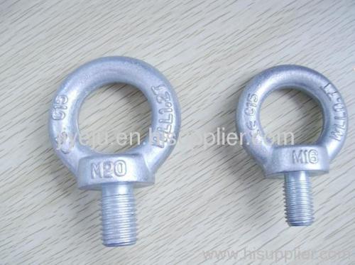 galvanized eye bolt