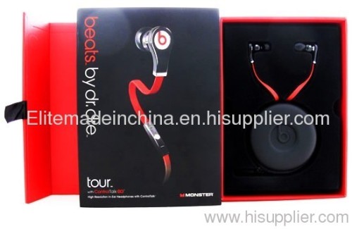 Beats by Dr. Dre Tour High Resolution In-Ear Headphones with ControlTalk-Black