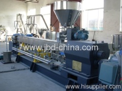 Parallel twin screw extruder