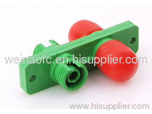 Fiber optic adaptor fc plastic duplex APC