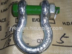 bolt type chain shackle