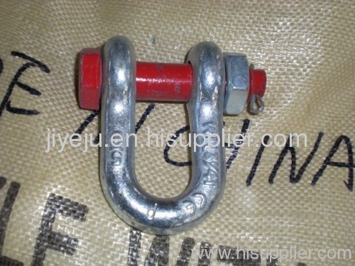 Dee type chain shackle