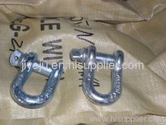 drop forged Dee type chain shackle