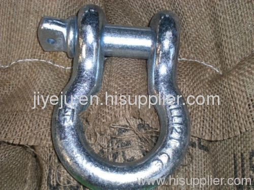 drope forged bow type chain shackle