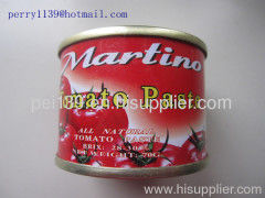 HOT! 70g canned tomato paste
