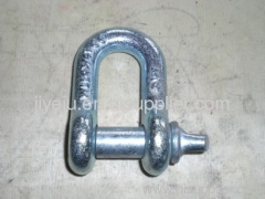 Dee type drop forged chain shackle