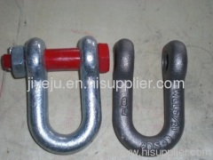 Dee type drop forged shackle