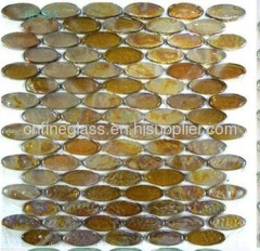 mosaic glass with different pattern