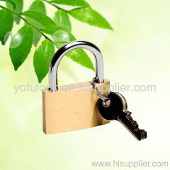 brass padlock