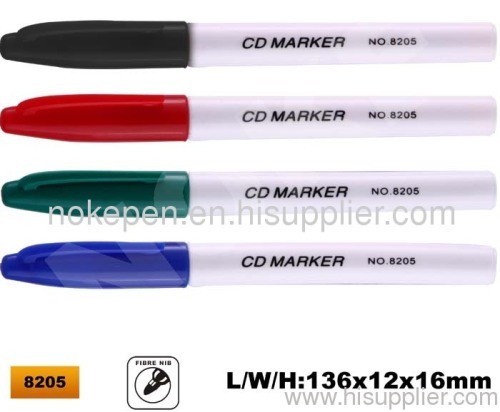 Permanent CD/DVD marker pen 1.0 mm fiber tip