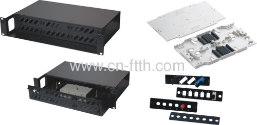 2U Rack Mount Fiber Optic Box