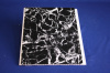 high quality printing pvc wall panel(balck marble design)