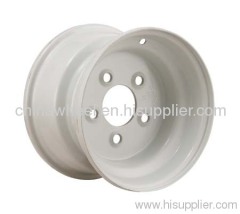 China white ATV spoke wheel with 5 bolts