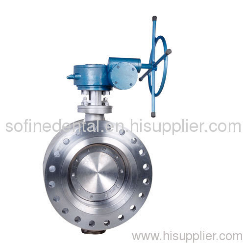 API Triple Offset Flanged Butterfly Valve