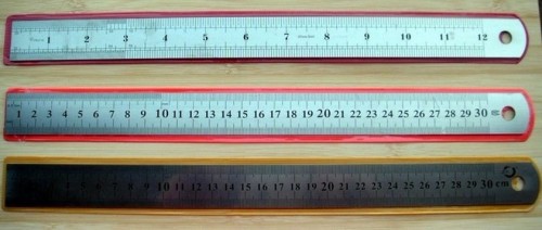 steel rulers