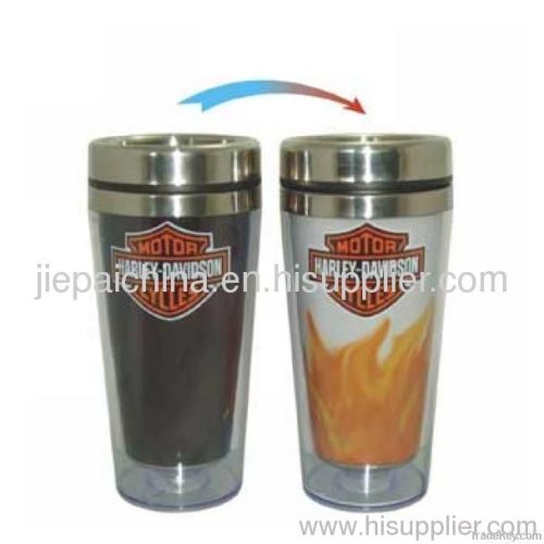 Stainless Steel Color Changing Mug,magic mug