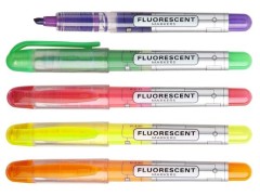 plastic Highlighter pens