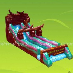 bounce house with slide,blow up slide