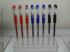 Slim Silver Click Gel Pens