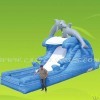 inflatable wet slide,water slide bounce house