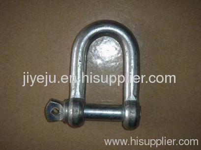 galvanized large dee shackle