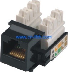 Cat.6 RJ45 module jack