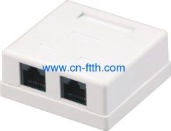 2 Port RJ45 Socket