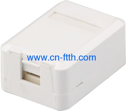 1 Port RJ45 Surface Mount Box