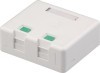 2 Ports RJ45 Surface Mount Box for Keystone Jack