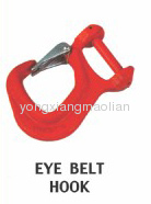 Eye belt hooks