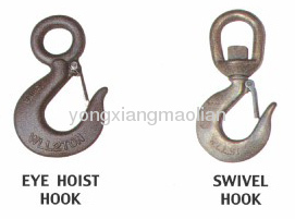 G80 eye hoist hook with latch