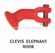 Clevis elephant hooks