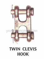 Twin clevis hook