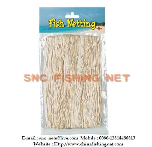 natural white fishing net
