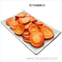 dried carrot chips