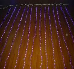 Dripping water/curtain light