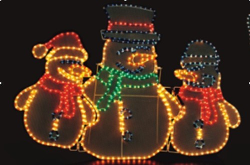 LED Rope light(Three Snowmen)