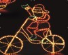 LED Rope light(Santa Claus play Bicycle)