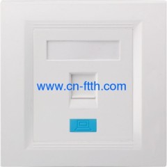 Foursquare Single Port Face Plate 86*86 type