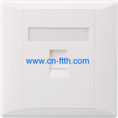 Foursquare Single Port Face Plate 86*86 type