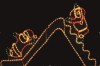 LED Rope light (Two Santa playing)
