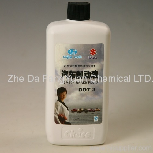 Brake Fluid DOT3 DOT4 ,OEM supplier for SUZUKI China, TOYOTA-JINBEI, BYD