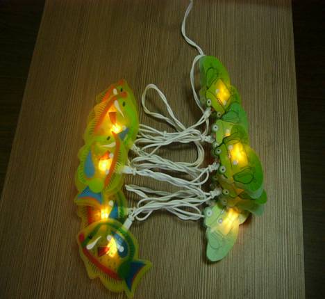 LED fish and frog