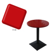 Red Round Coffee Table/Corian Solid surface Coffee Table