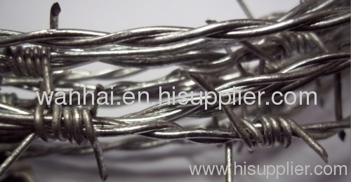 4" spacing barbed wire