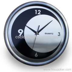 12" Decorative aluminium clock