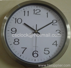 Metal wall clock for home decor