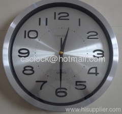 Metal wall clock for home decor
