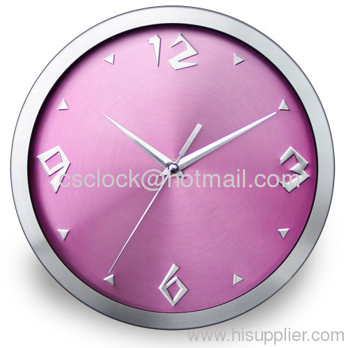 Small Aluminium Wall clock